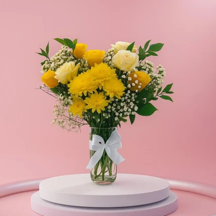 هدية مميزة: مزيج فريد من الزهور لتعبير عن مشاعر